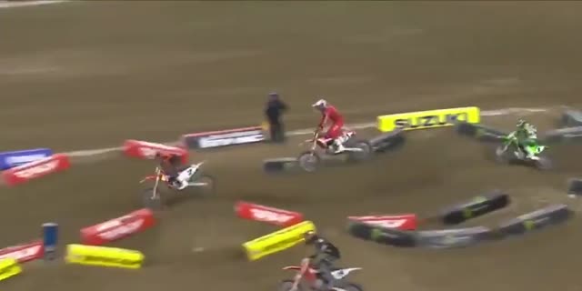 下田丈が2位!AMAスーパークロス2021第6戦インディアナポリス3レース結果とAMAモトクロス決勝ハイライト動画