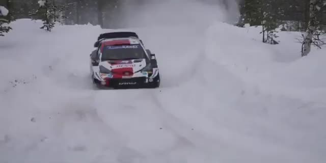 WRCアークティック・ラリー・フィンランド SS2を終えてタナックがトップ。勝田 貴元選手は、7番手